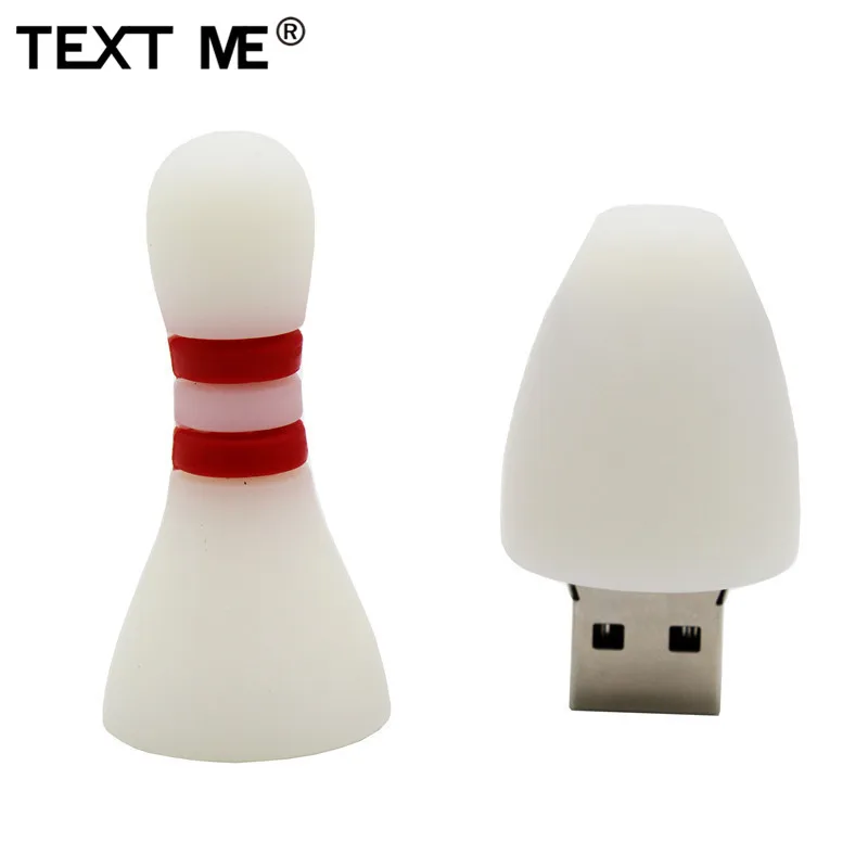 Текстовый я мультфильм Боулинг-модель usb флэш-накопитель 4 ГБ 8 ГБ 16 ГБ 32 ГБ 64 ГБ Флешка U диск usb 2,0