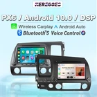 Автомагнитола 2Din, Android 11, 4 Гб + 64 ГБ, для Honda Civic 8 FK FN FD 2005-2012, мультимедийный видеоплеер с IPS экраном, Навигатором, GPS, 2 din