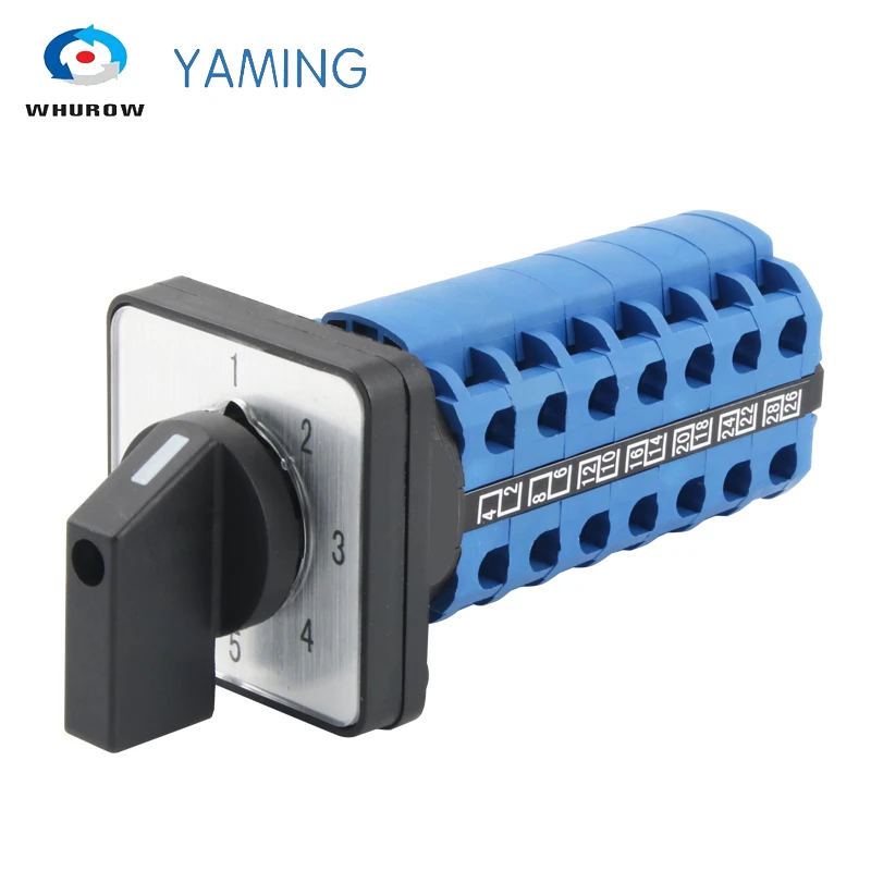 

LW26-20/7 семь позиций, 7-секционный комбинированный переключатель напряжения питания, семиканальный двухпроводный выборочный кулачковый пере...