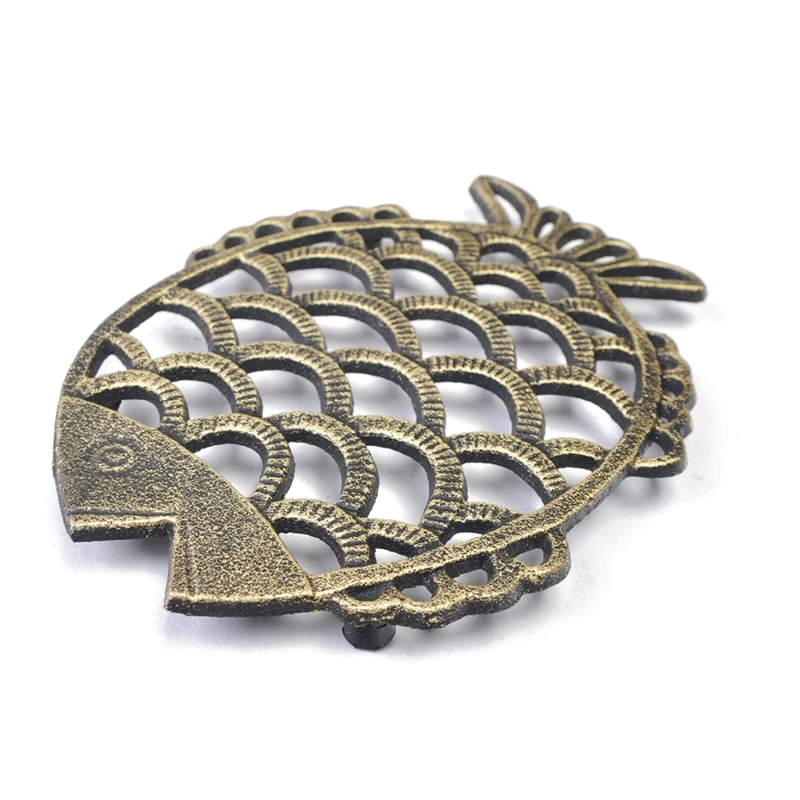 

Cast Iron Animal Trivet - Decorative Trivet For Kitchen Counter or Dining Table Vintage, Rustic, Artisan Design - With 28GF