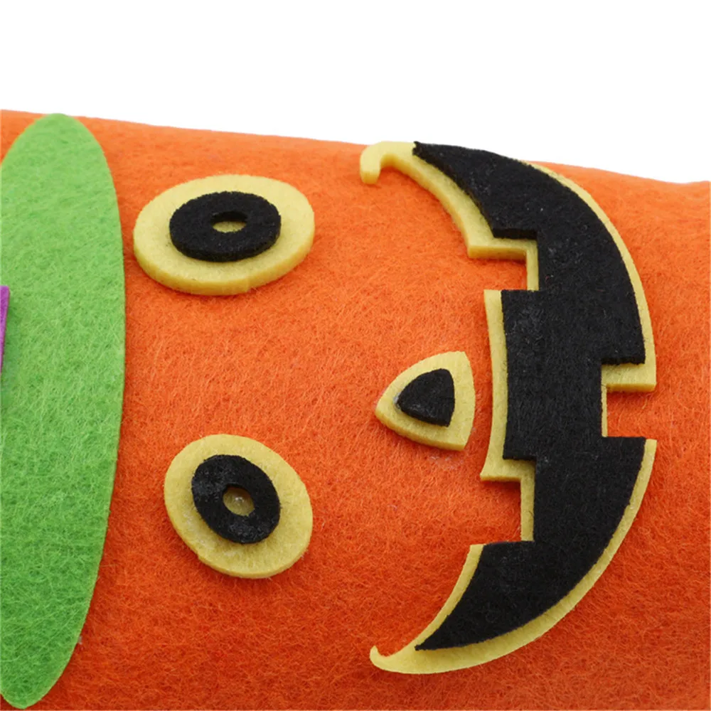 1 шт. милый комплект для украшения бутылки вина на Хэллоуин тыква шляпа летучая