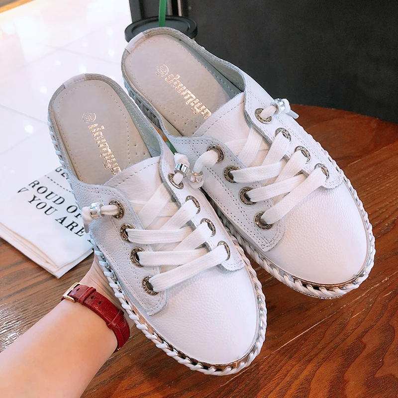 

Round Toe Women Slippers Rhinestone Casual Slip on Ladies Slides Fashion Women Shoes Thick Sole Ladies Feetwear