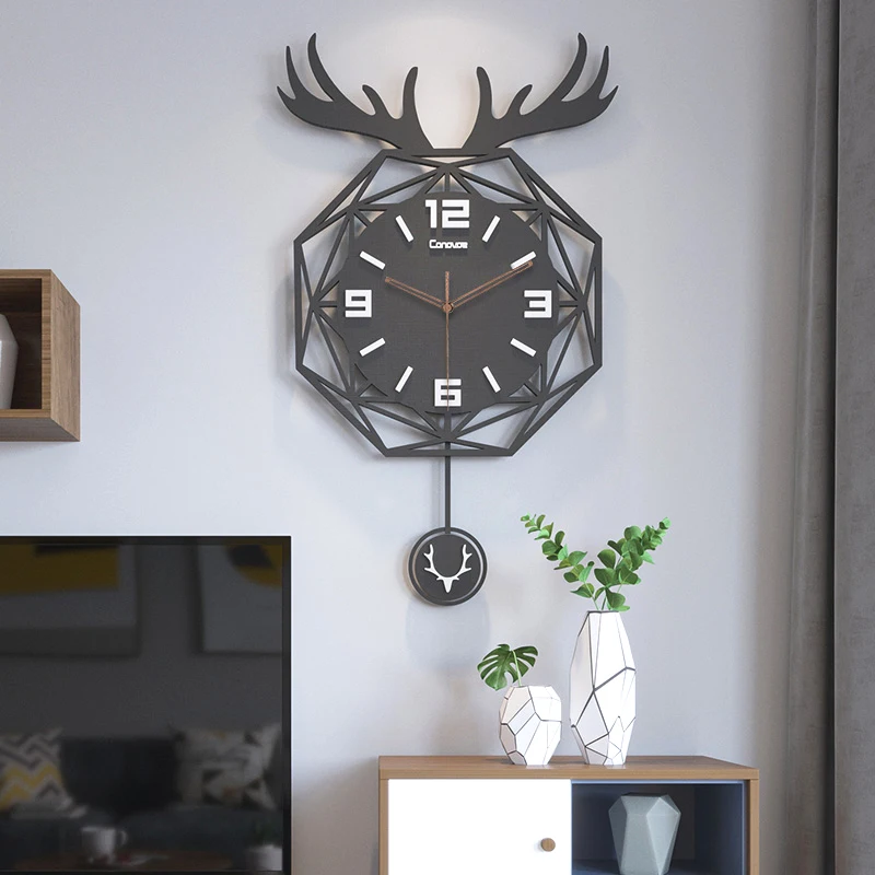 

Fashion European Style Wall Clock Simple Creativity Living Room Wall Clock Modern Design Nordic Reloj Pared Home Decor EC50WC