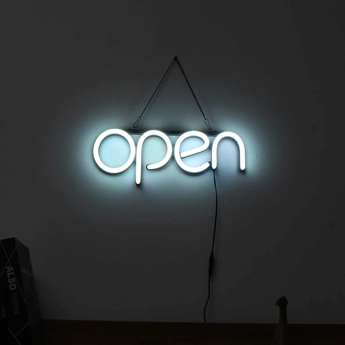

OPEN Neon Sign Light Bar Pub Display Party Neon Bulb 100-240V US Plug Advertising Commercial Lighting Home Room Wall Decoration