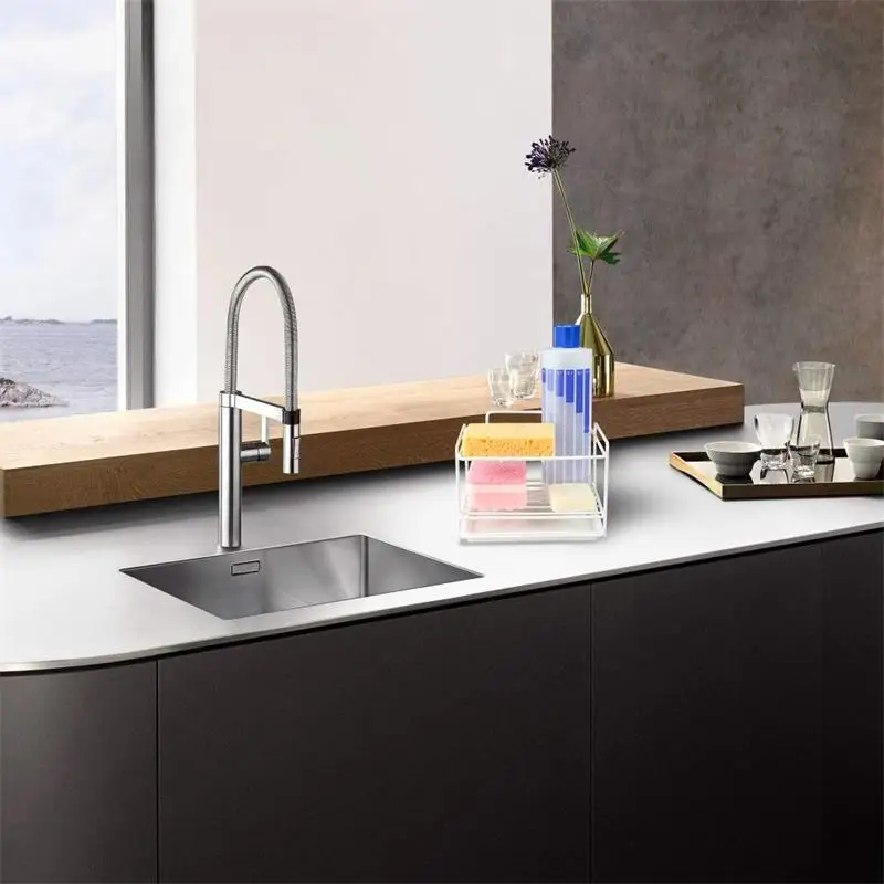 Держатель для губки стеллаж хранения мыла органайзер кухонной раковины полка