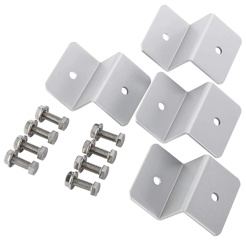 4 Sets Solar Panel Mount Mounting Z Bracket Set RV Boat Off Grid Roof (16 Units)|Солнечная батарея| |