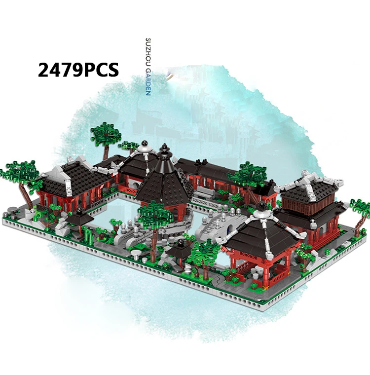 

Конструктор «дизайнерский классический дом» из Сучжоу, 6 в 1