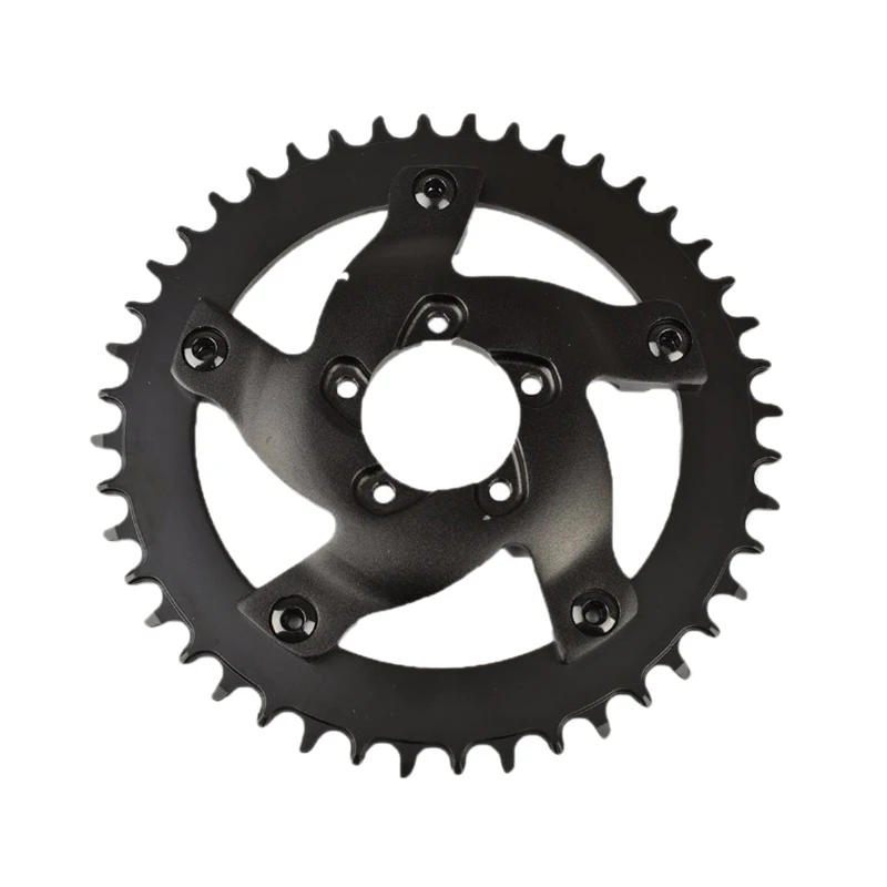 Цепное колесо и сменная цепь защитный адаптер 42T зубья цепного кольца для Bafang Bbshd