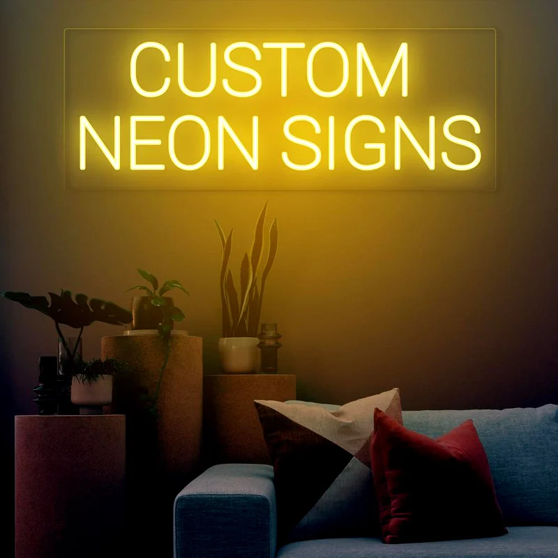 

PiZZA Custom Logo Neon Sign Can Personalized Neon Led Light For Shop Store Restaurant Decoration Color/Size/Font