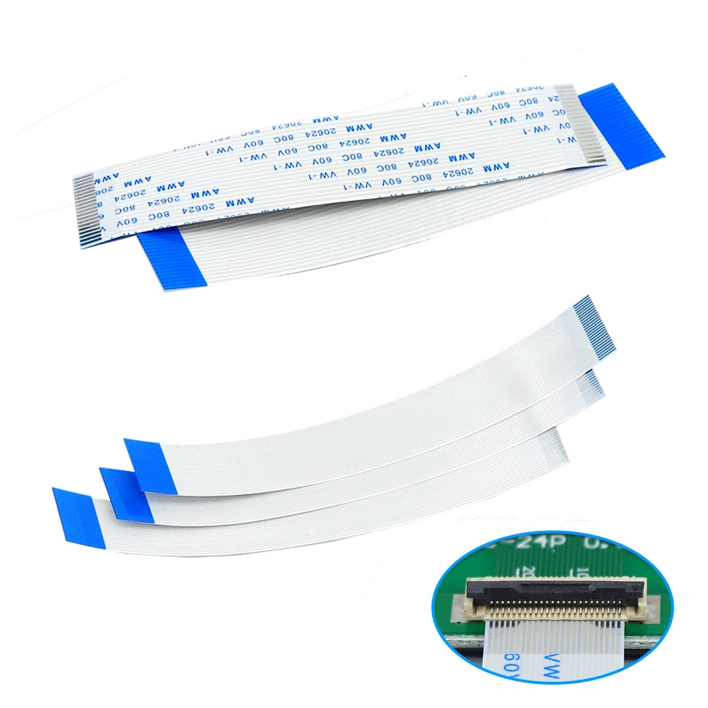 Плоский гибкий кабель TKDMR FFC FPC LCD AWM 20624 80C 60V VW-1 FFC-0.5MM 1 мм 4-контактный разъем 50-300 4P-40P