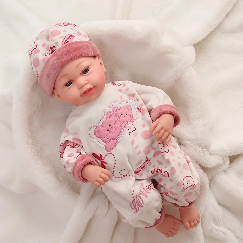 JX-255 45 см ITOUCH функциональные детские куклы, говорящие на папе, маме, смеющиеся плачущие, силиконовые Реборн, Супер реалистичные для малышей, Boneca, подарок игрушки для девочек кукла реборн - Цвет: JX-255