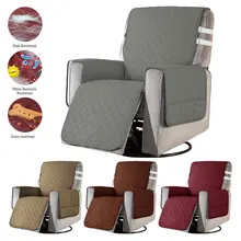 Recliner Chair Slipcover Mat Pet Sofa Protective Covers Anti Slip Washable Sofa Couch Cover Side Pocket Armchair Throw Mat