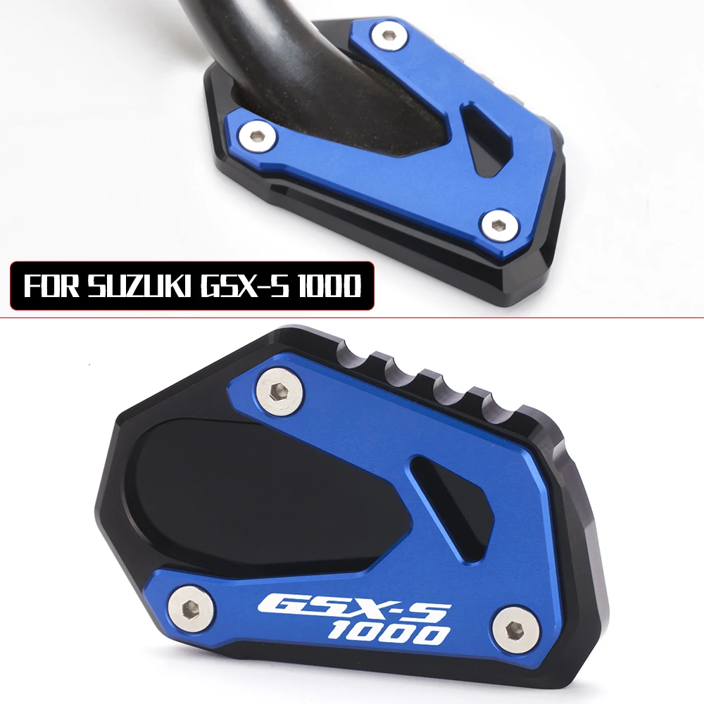 

For SUZUKI gsx-s 1000 Modified Accessories Stand Extension plate Foot Support Plate Side Stand Extension Pad motocross dirt bike