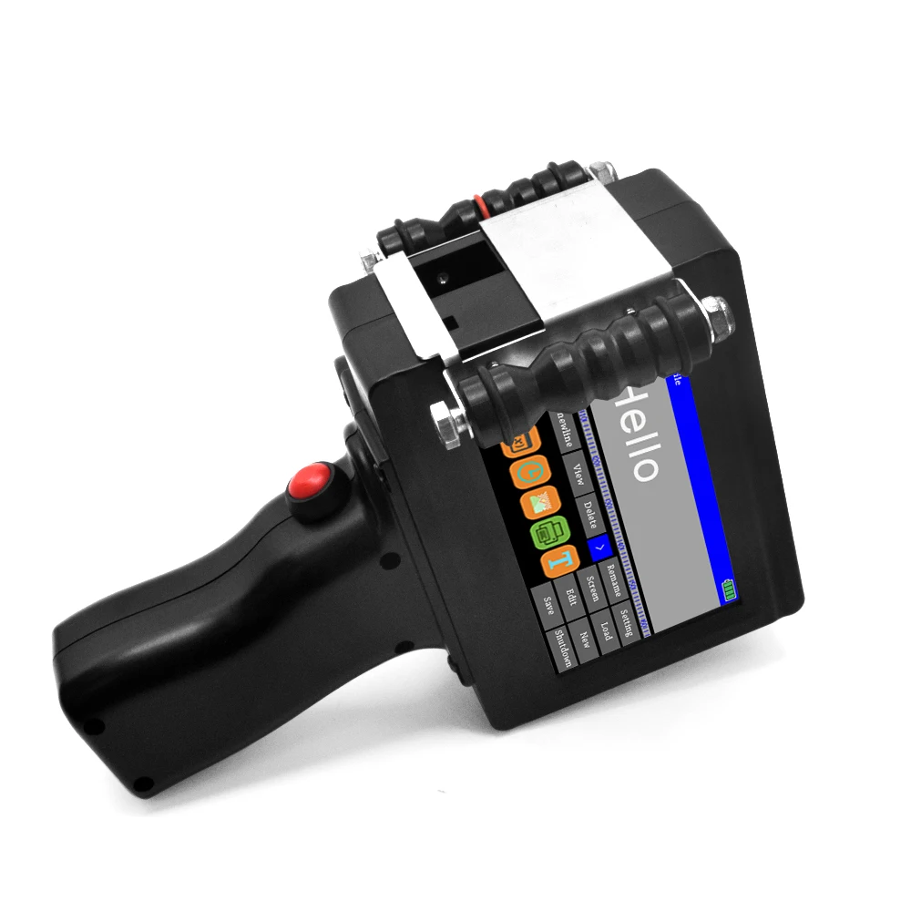 

Ручной струйный принтер 12,7 мм, сенсорный экран 600DPI, логотип, Qr-код партии, дата, номер этикеток, сенсор, 15 языков