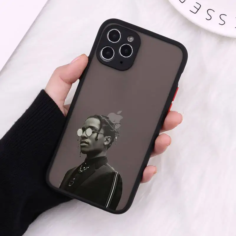 

Asap Rocky Phone Case Matte For iPhone 12 Mini 11 Pro XR XS Max 7 8 Plus X Hard PC Back Cover
