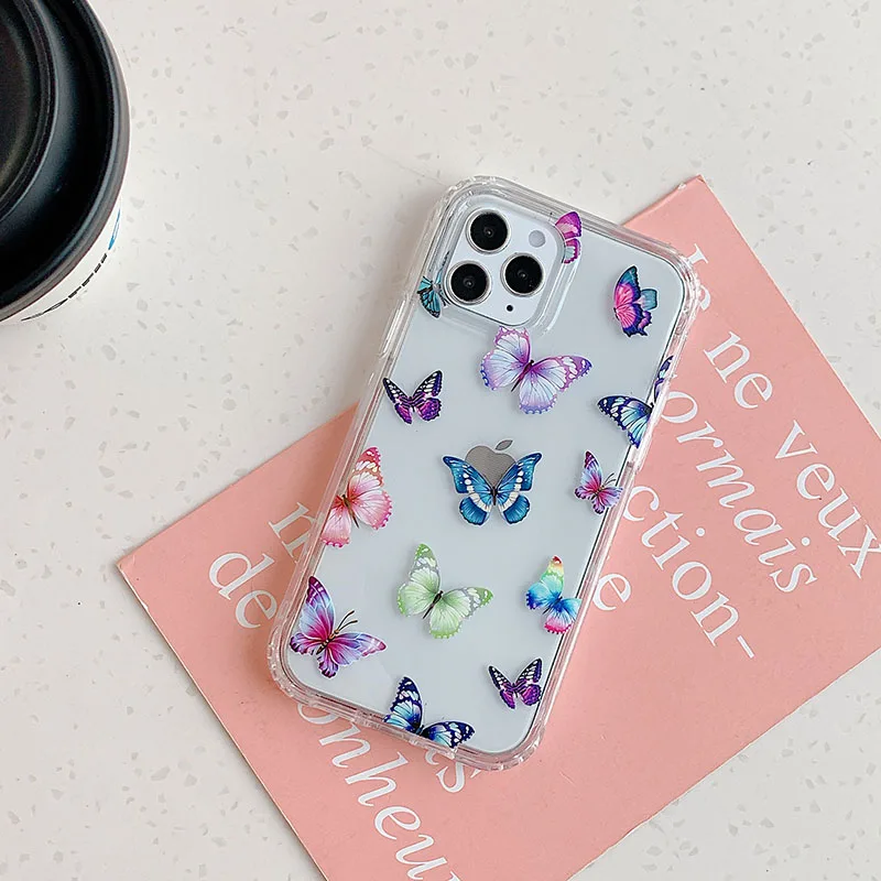 Чехол-накладка для iphone 11 Pro Max 6 7 8 plus 12 X XR XS SE прозрачный | Мобильные телефоны и