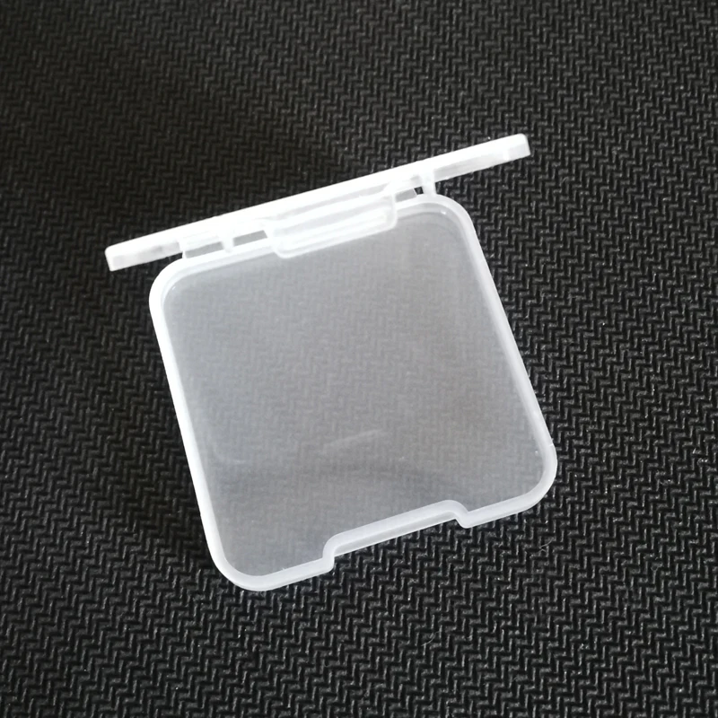 5 шт. без логотипа мини прозрачная подарочная коробка PP упаковка размер 40x40x6 мм 1