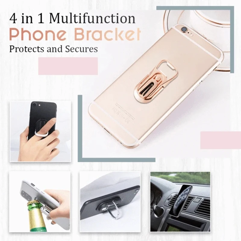 

New Fashioned Phone Ring Bracket With Bottle Opener Multifunction Phone Holder LHB99