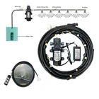 Самовсасывающий насос 60 Вт, набор для полива, 11 шт., система распыления сопел для увлажнения теплицы