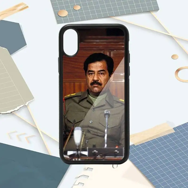 

Saddam Hussein Iraq Phone Case PC for iPhone 11 12 pro XS MAX 8 7 6 6S Plus X 5S SE 2020 XR
