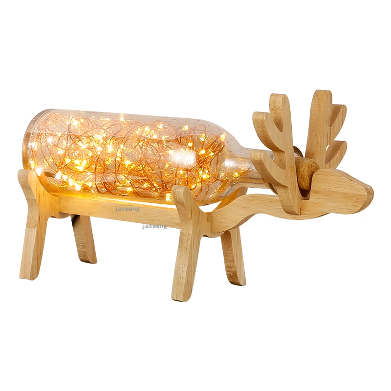 Современные светодиодсветодиодный деревянные настольные лампы в скандинавском