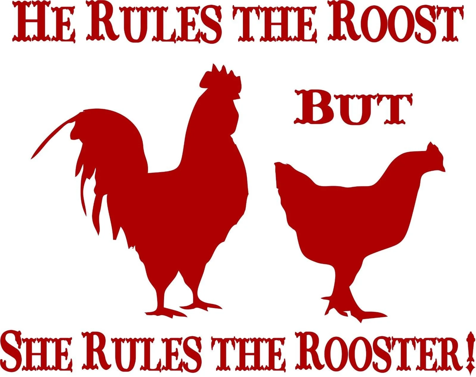

For Rooster Hen Roost Chicken Fowl Family Truck Window Vinyl Decal Sticker Car Styling