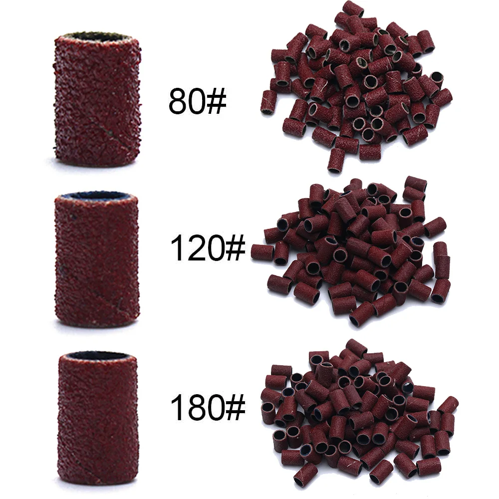 80 #120 #180 # электрическая машинка для обработки ногтей сверла шлифовальные ленты УФ