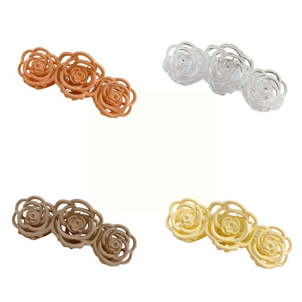 

Женская заколка для волос с тиснением в виде Розы