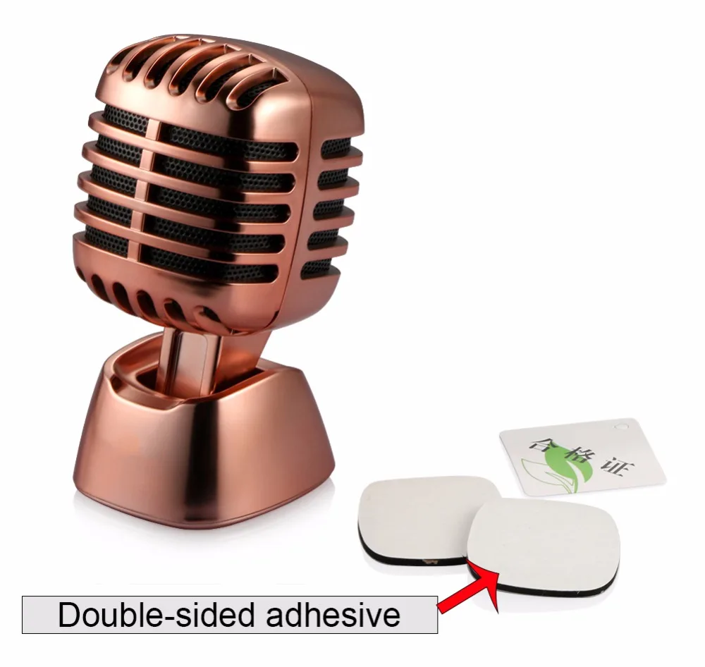 Модные микрофоны Stlye Dashboard парфюм украшение для автомобиля освежитель воздуха