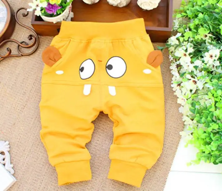 (1 шт./лот) 100% хлопок 2018 желтые кружевные штаны для маленьких девочек 0 1 лет 80 см|pants