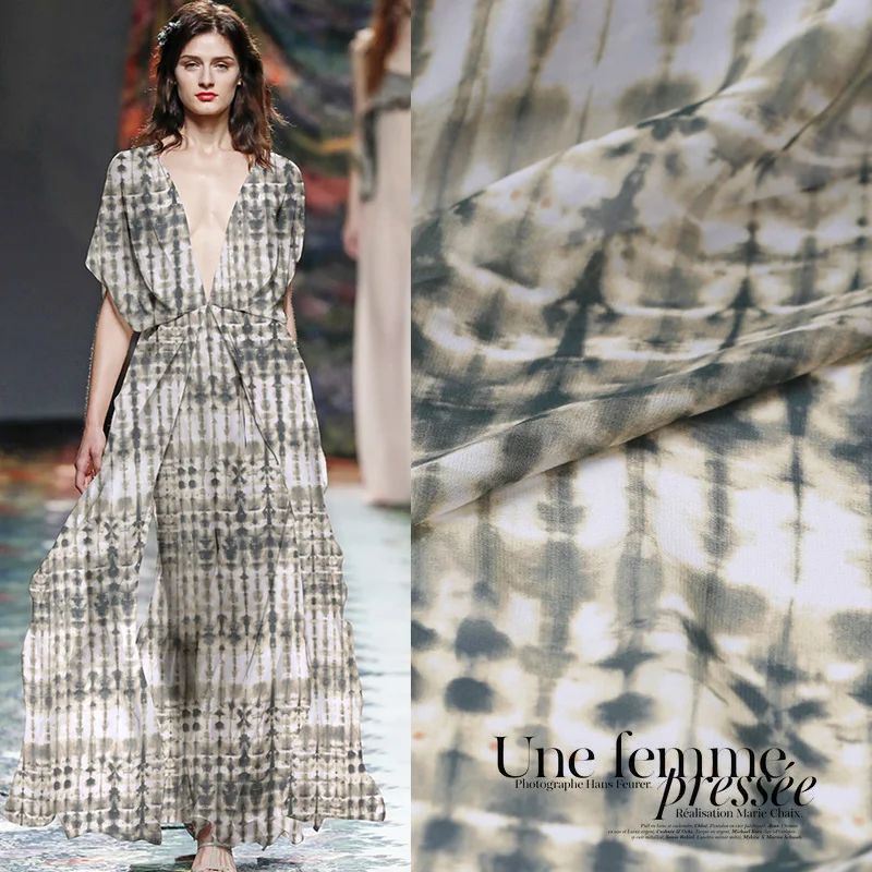 

Special Printed Silk Georgette Fabric Thin Permeable Silk Georgette Dress Fabric Clearance Silk