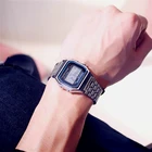 Мужские электронные часы, с браслетом из нержавеющей стали