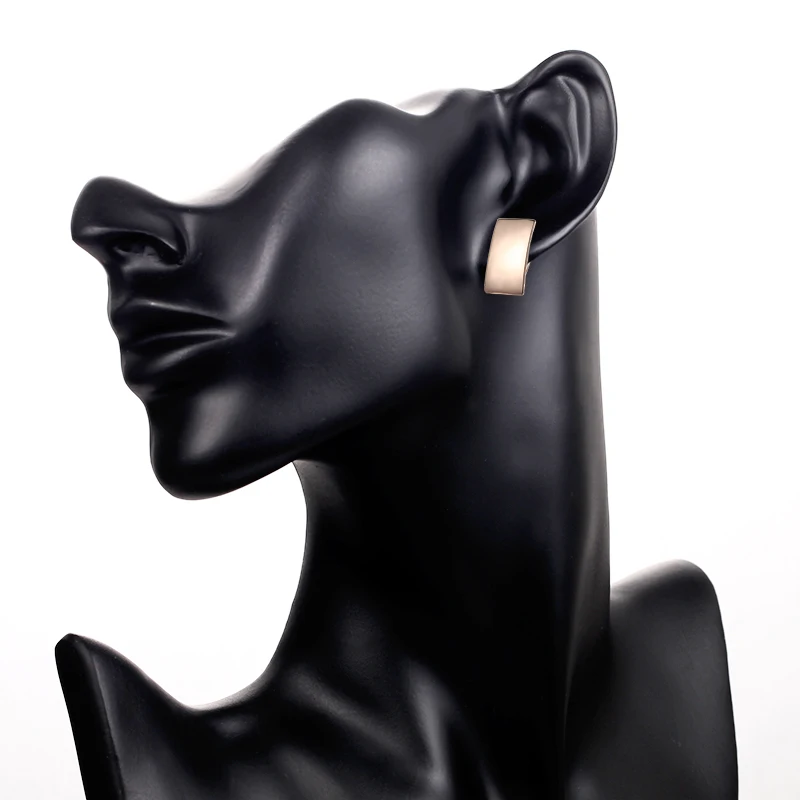 Женские медные серьги FJ 3 стиля квадратные серьги-подвески из розового золота 585