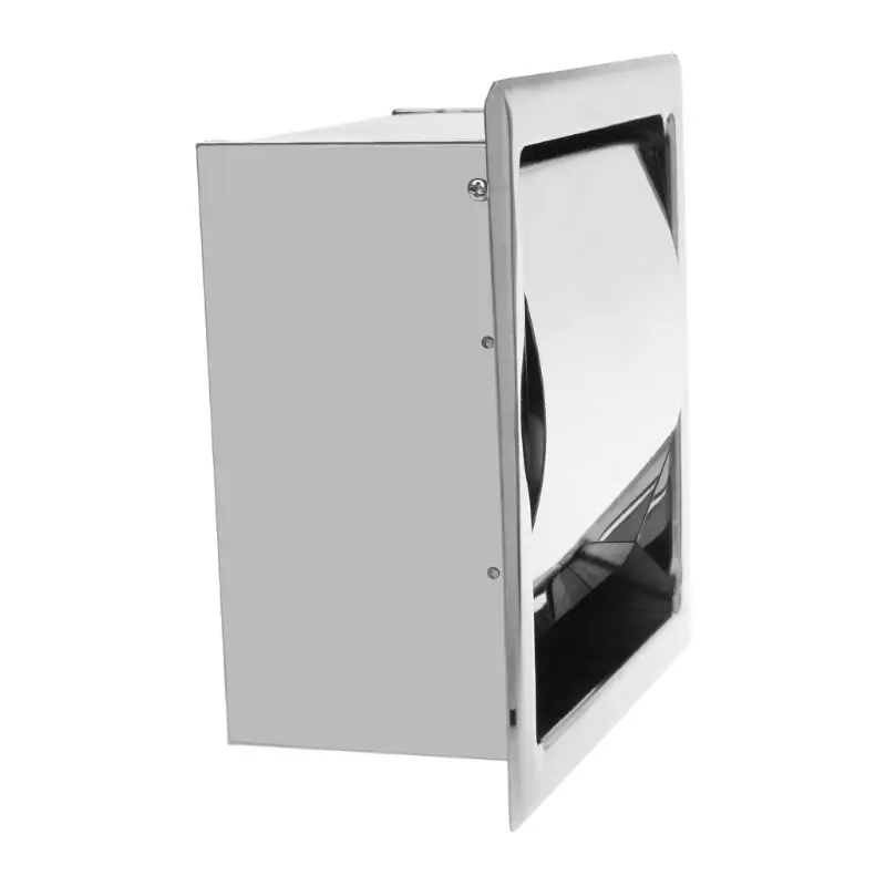 

Stainless Steel Bathroom Toilet Paper Holder Wall Mounted Roll Tissue Rack