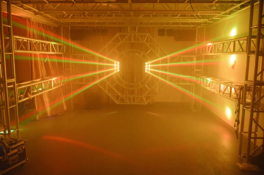 2 шт./лот Новинка подвижный головной светильник светодиодный паук 8x15 Вт rgbw 4 в 1 fascio