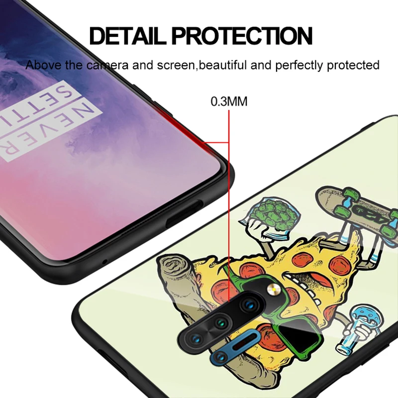 tempered glass hot new shell luxury cover abstractionism art high weed for oneplus 7 7t 8 z 8 8t 9 9r nord pro 5g phone case free global shipping