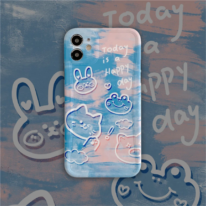 

Cloud Animal Case for iPhone Silicone iPhone 11Pro MAX Case/12 Mini funda iphone 12 pro funda iphone 12 pro чехол на айфон 11