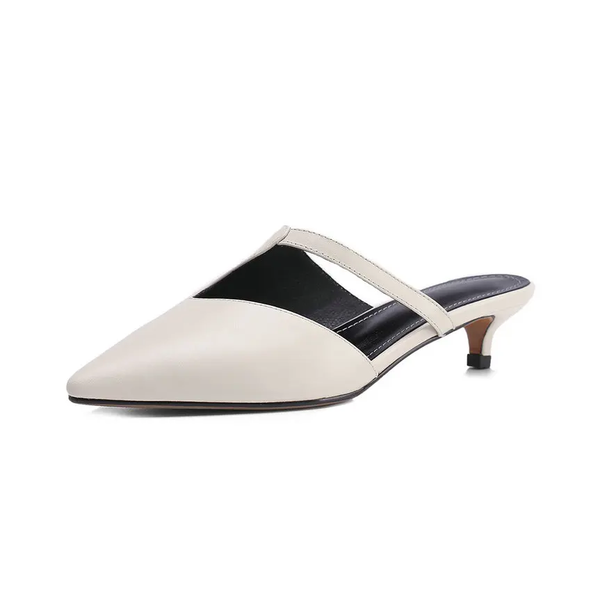 Женские сандалии ESVEVA из коровьей кожи на тонком низком каблуке с резным узором