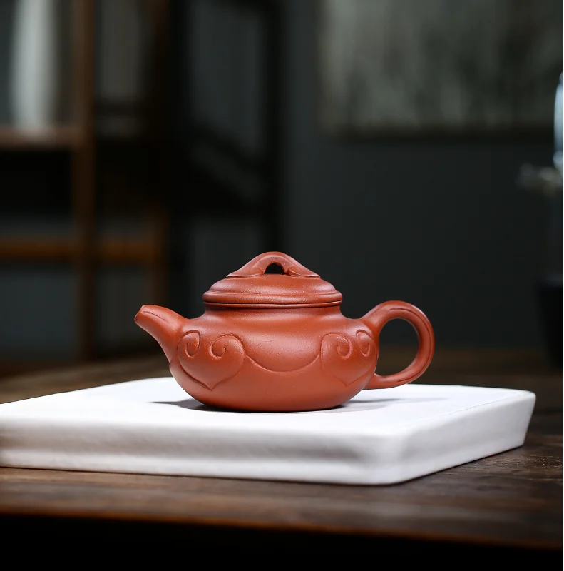 

Fang Gu Ru Yi China Kettle Ceramic Teapot For Tea Puer Oolong Tea Set Handmade