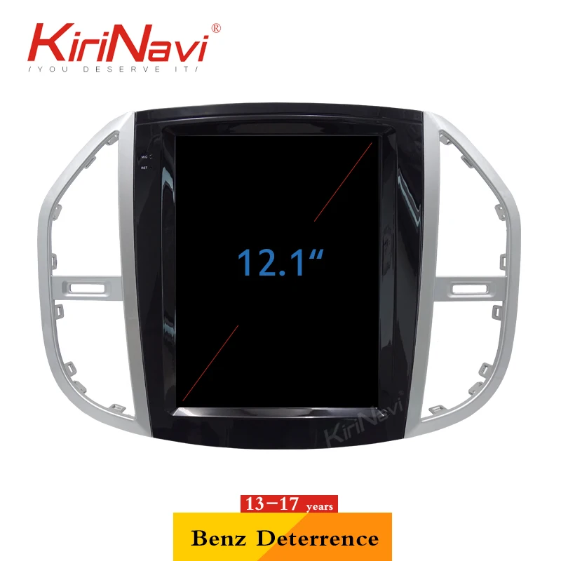 Автомагнитола KiriNavi 12 1 дюйма Din Android 10 0 для Mercedes Benz Vito автомобильный Dvd