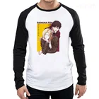 Мужская футболка с длинным рукавом, в стиле японского аниме