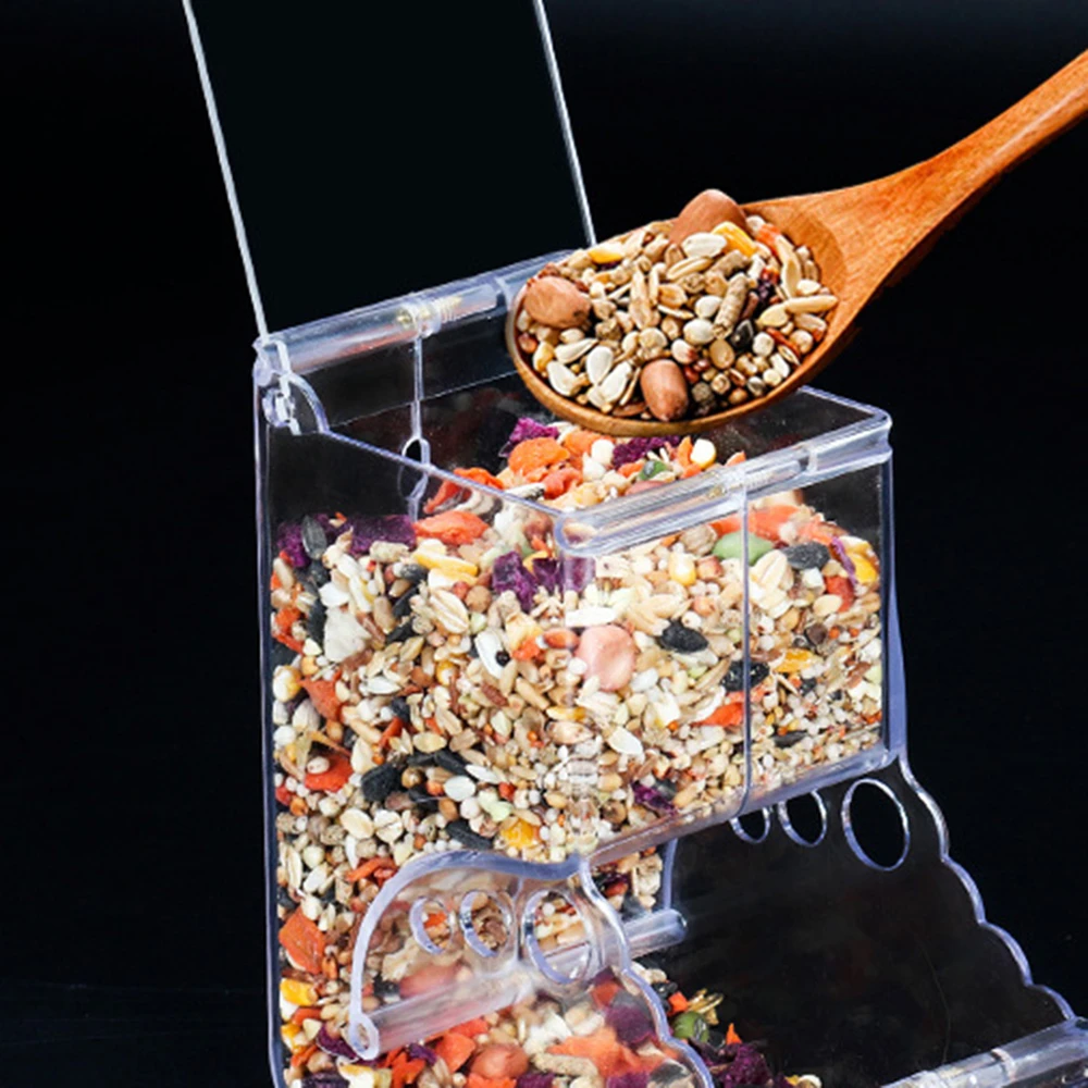 Автоматический дозатор кормушка для хомяка прозрачный контейнер корма