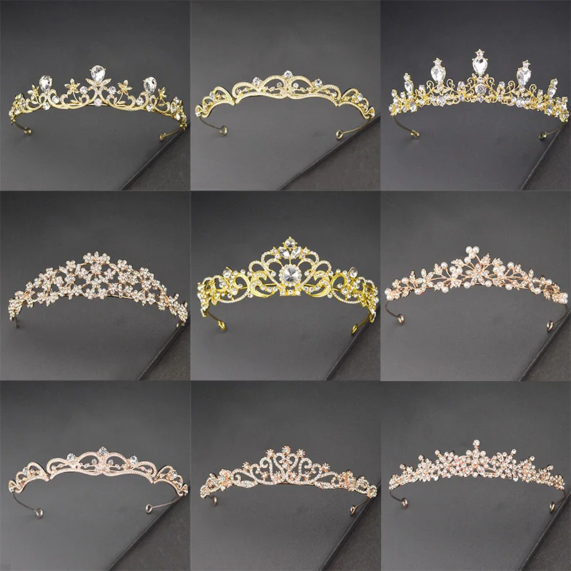 2020 модная разнообразная Свадебная повязка Стразы для невесты Свадебные