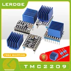 Драйвер шагового двигателя LERDGE для 3D-принтера TMC 2209, UART TMC2208, A4988, LV8729, TMC2130, Stepstick 256 A, бесшумный Ender3
