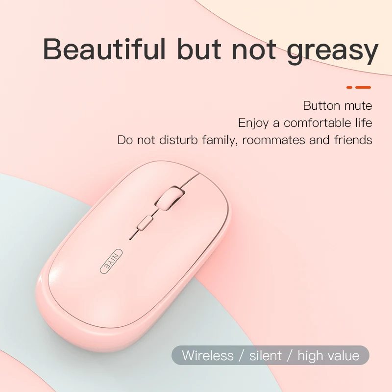 Беспроводная перезаряжаемая мышь Sky Wireless Mouse 2 4 ГГц бесшумная 1600 DPI регулируемая