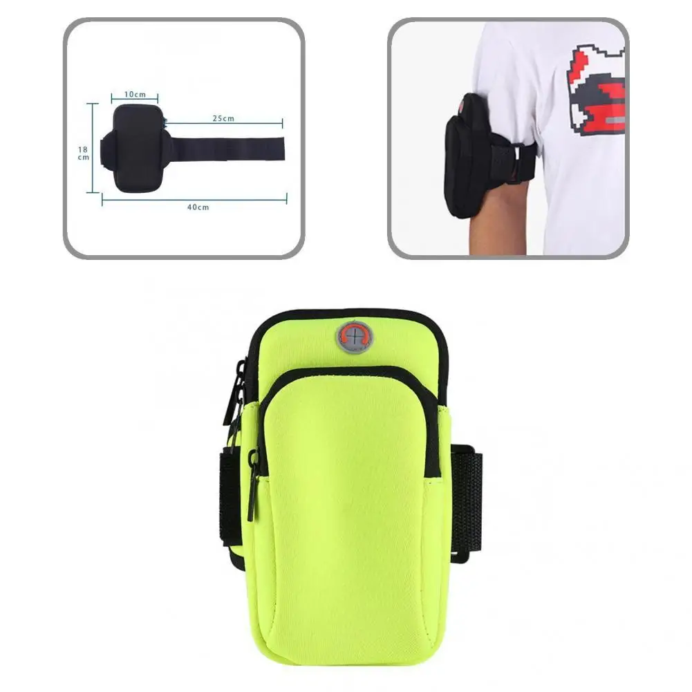 

Compact Practical Rainproof Phone Arm Band Portable Phone Armband Bag with Earphone Hole for Unisex