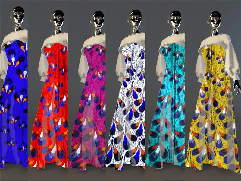 LIULANZHI желтая шелковая ткань с принтом Анкары африканская печатная восковая для