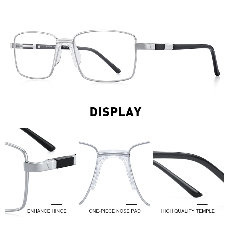 Мужские классические осветительные очки MERRY'S в деловом стиле 2020 ультралегкие