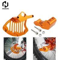 front brake disc guard fork leg shoe cover for ktm 125 150 200 250 300 350 400 450 500 530 sx sx f exc exc f xc xc f xc w xcf w