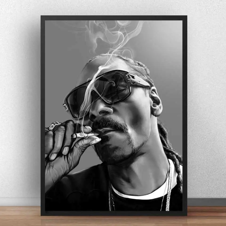 Постер Snoop Dogg певец звезда музыка принты настенное искусство гангста рэп хип-хоп